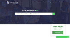 Desktop Screenshot of businesssetup.com